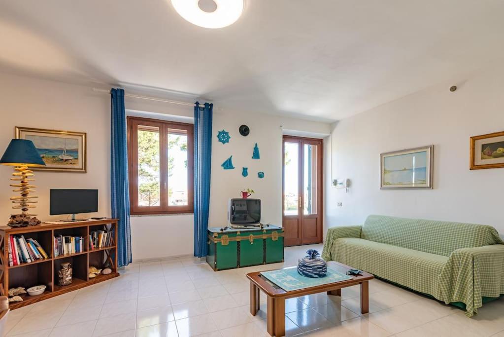 La Lampara - Casa Panoramica 4 Km Dalla Pelosa Стинтино Экстерьер фото